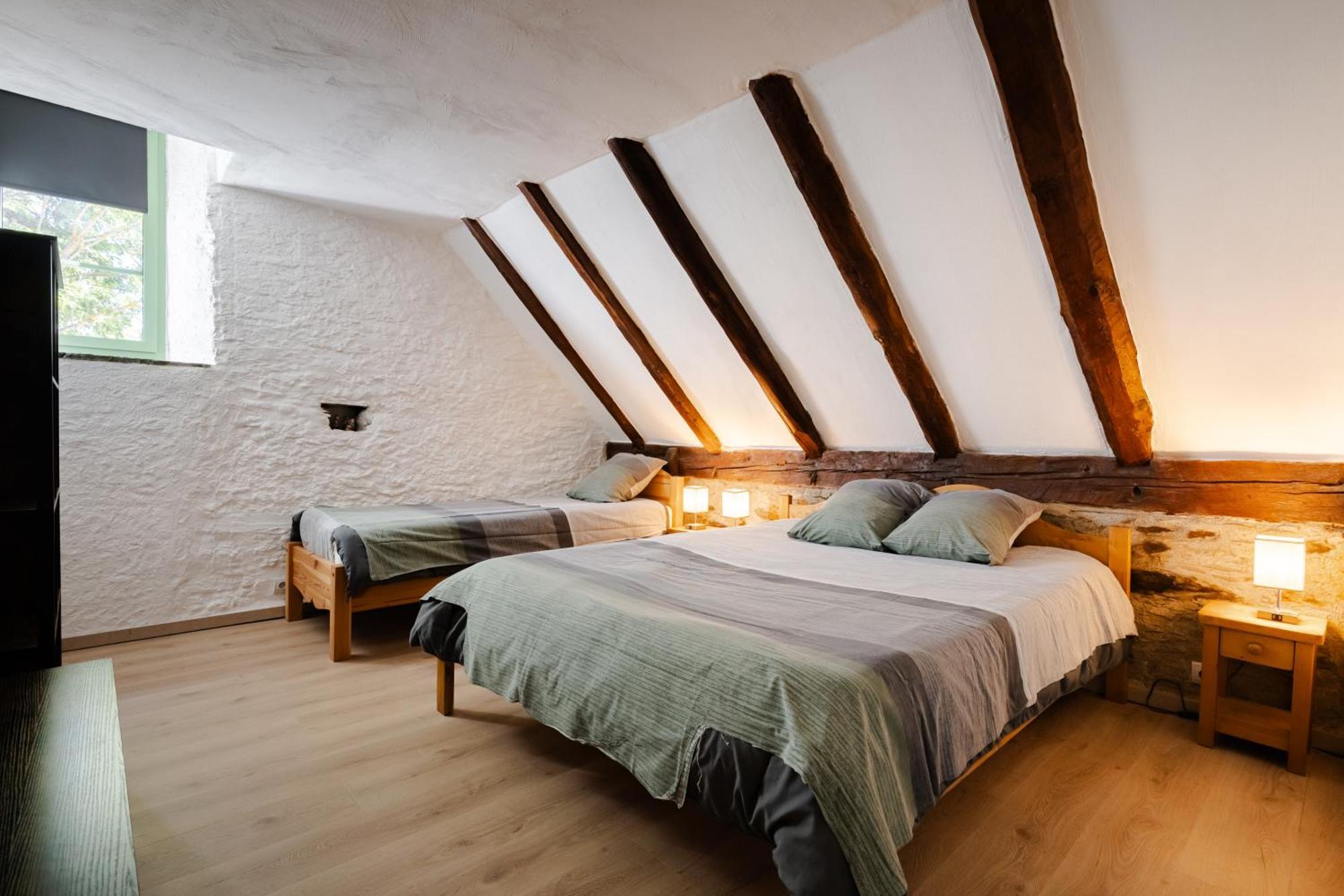 Grange Renovee En Gite/Maison/Chalet 아로 외부 사진