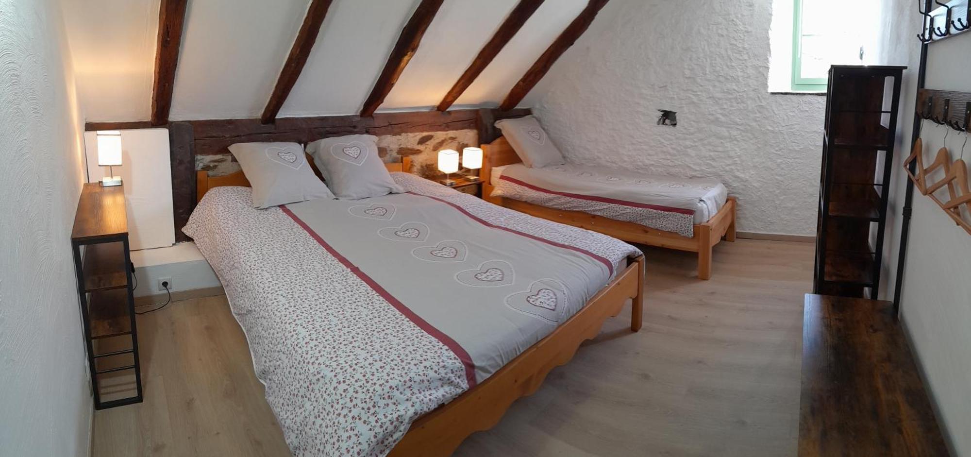 Grange Renovee En Gite/Maison/Chalet 아로 외부 사진