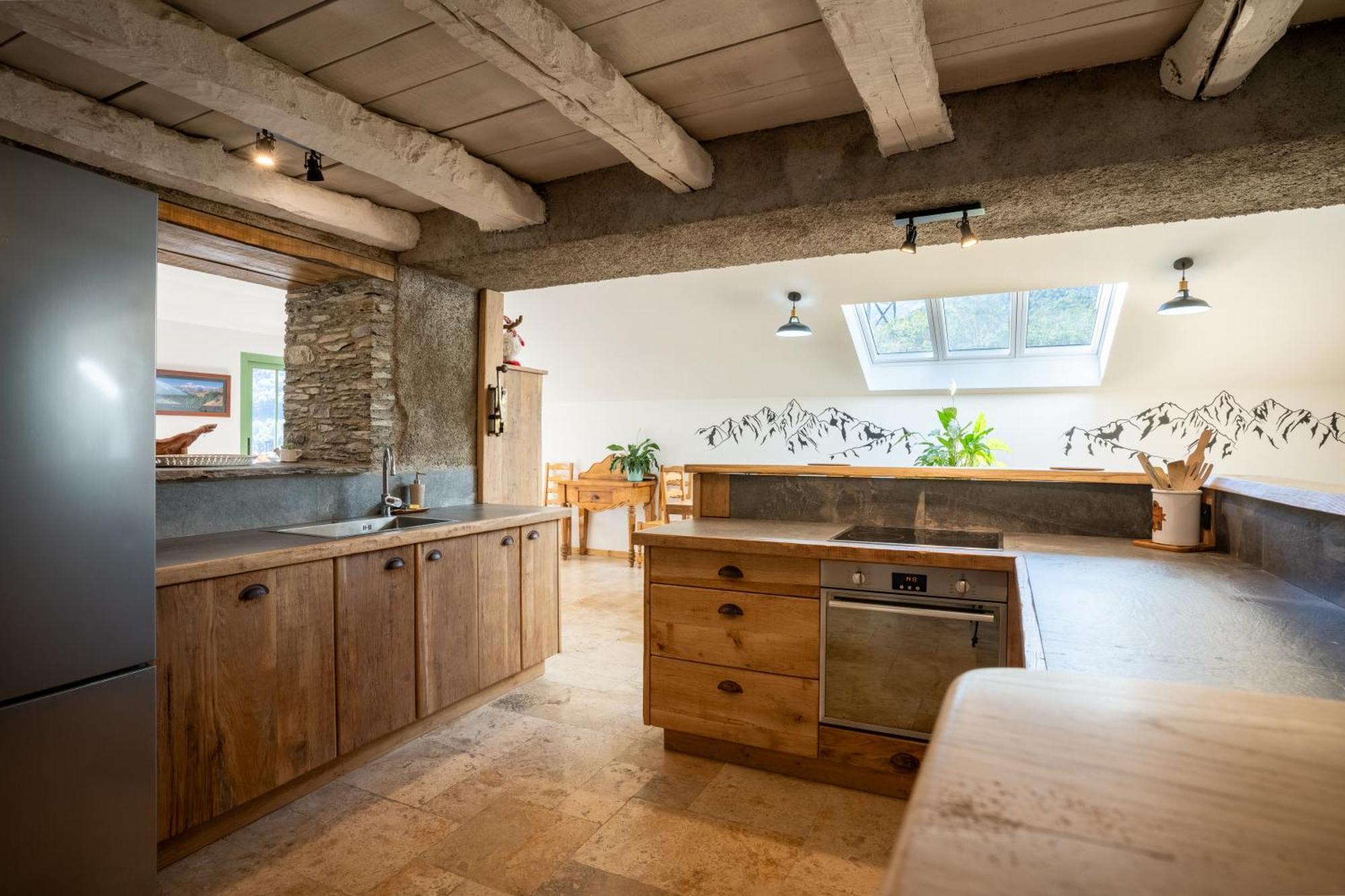 Grange Renovee En Gite/Maison/Chalet 아로 외부 사진
