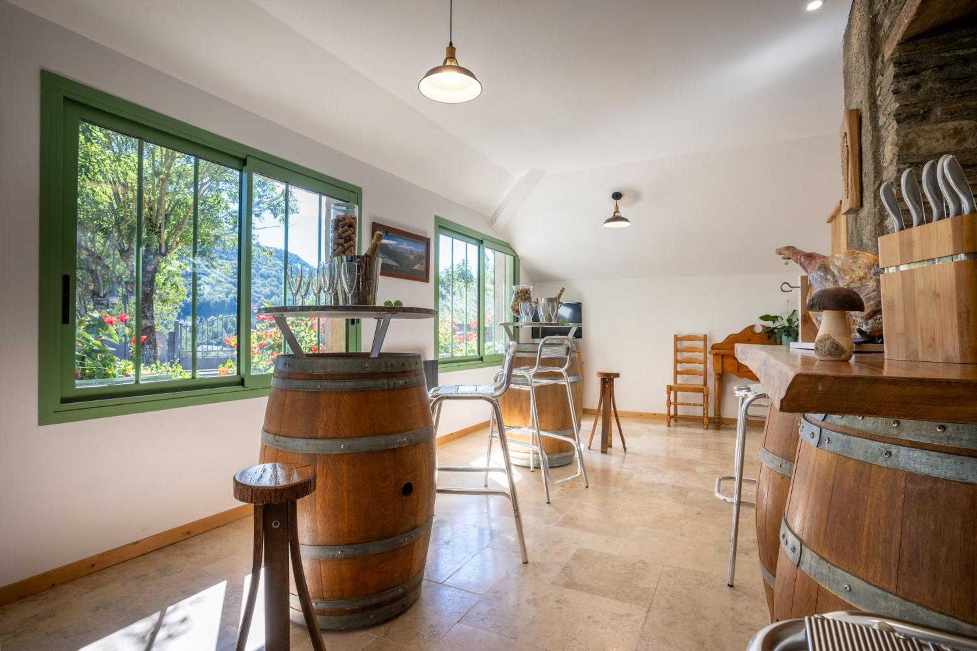 Grange Renovee En Gite/Maison/Chalet 아로 외부 사진