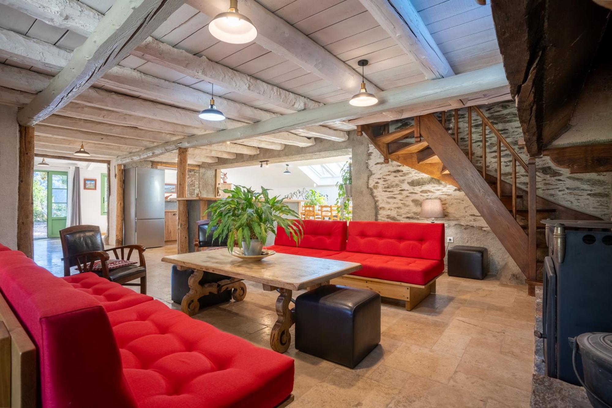 Grange Renovee En Gite/Maison/Chalet 아로 외부 사진