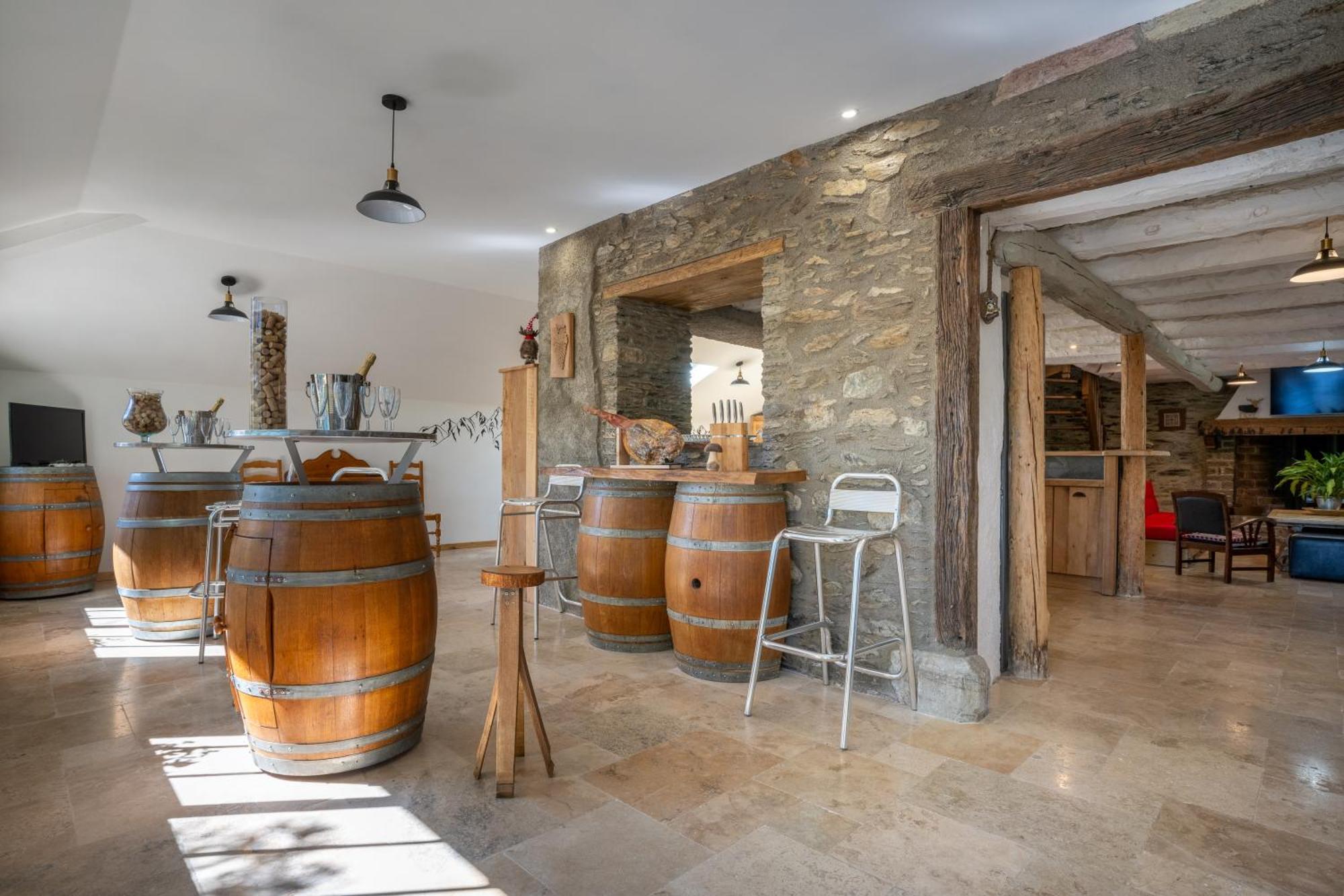 Grange Renovee En Gite/Maison/Chalet 아로 외부 사진