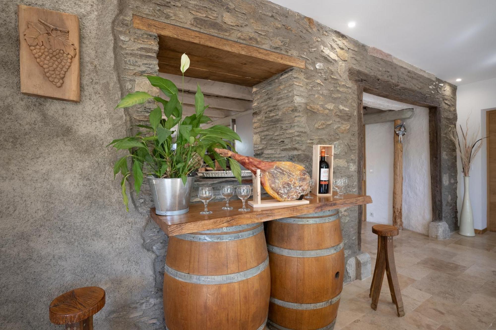 Grange Renovee En Gite/Maison/Chalet 아로 외부 사진